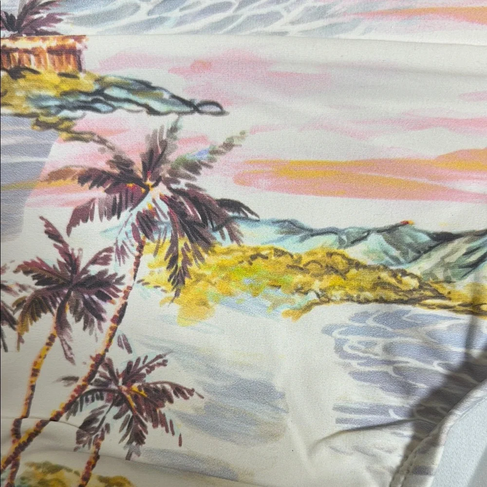 NEW Freshwater‎ Tropical Print Bikini Bottom - Multicolor